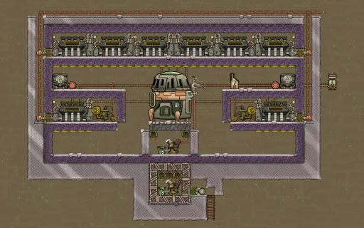 Nuclear Reactor, an Oxygen Not Included blueprint