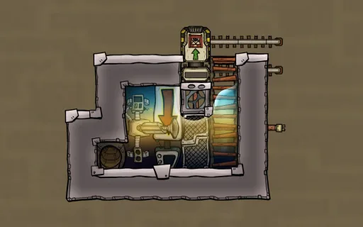 Generic automatic kill chamber, an Oxygen Not Included blueprint