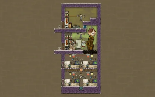 Puff bleach ranch, an Oxygen Not Included blueprint
