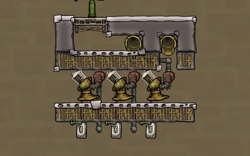 Habanero infinite liquid storage, an Oxygen Not Included blueprint