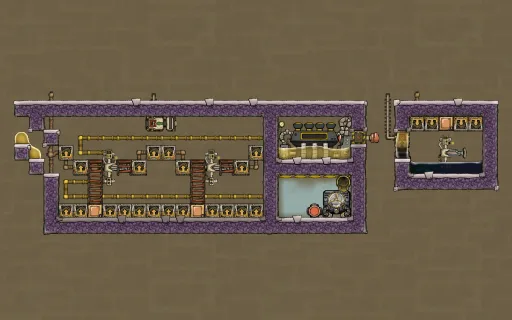 Pepper bread farm for 8 dupes, an Oxygen Not Included blueprint