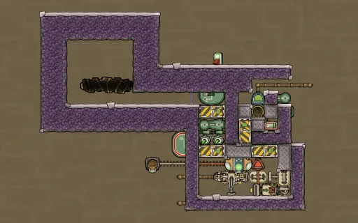The possibly bestest crude to petroleum boiler basic setup, an Oxygen Not Included blueprint